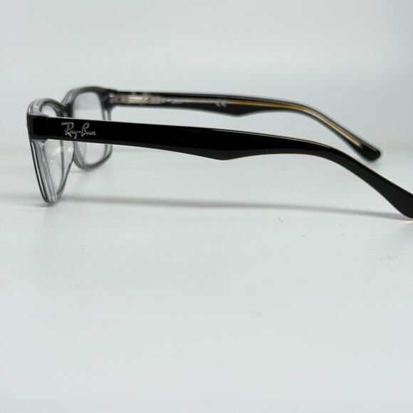 Ray-Ban Rb1531 3529 Black On Transparent Kids Eyeglasses Frames 48-16-130 19506 - Picture 2 of 7